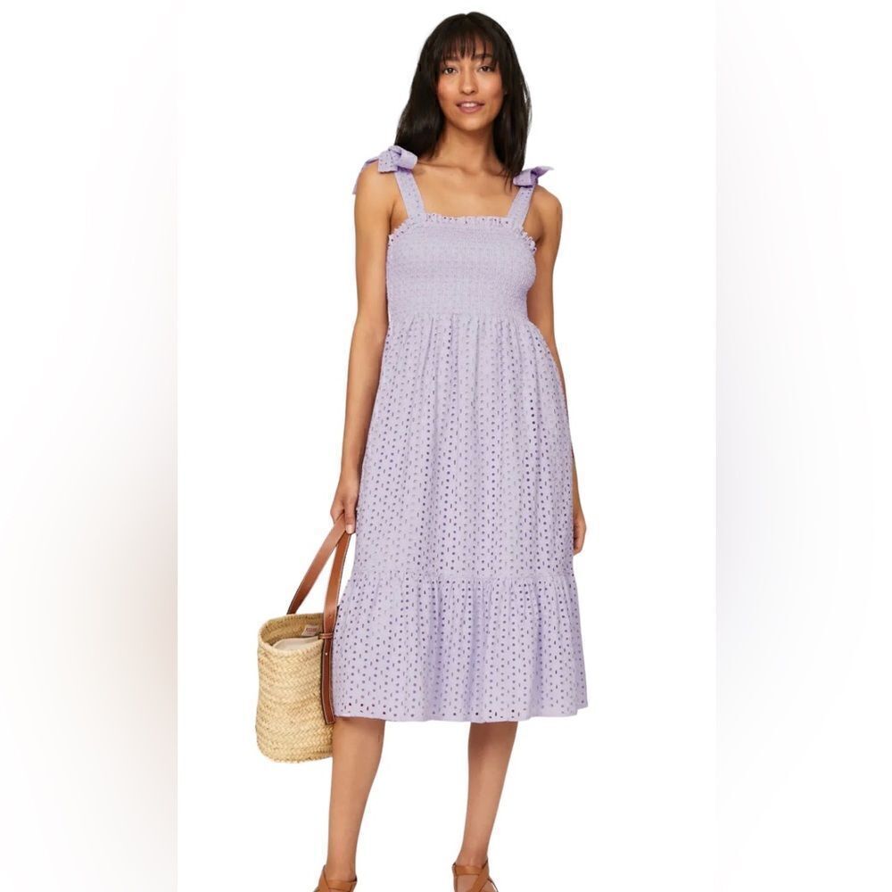 Slate & Willow Purple Eyelet Sundress Size Large